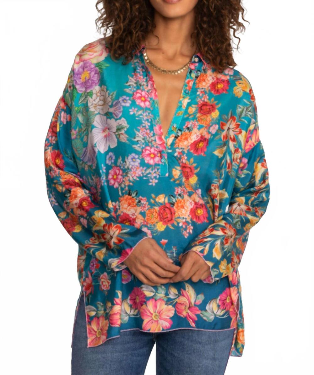 NEW JOHNNY WAS neutra mara blouse in multi